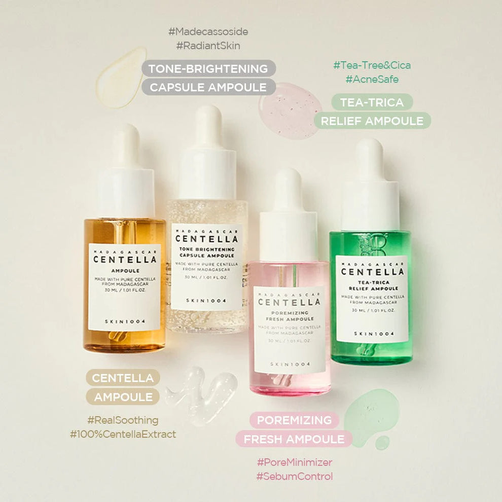 SKIN 1004 - Kit de Ampollas de Centella Madagascar Centella Ampoule Kit