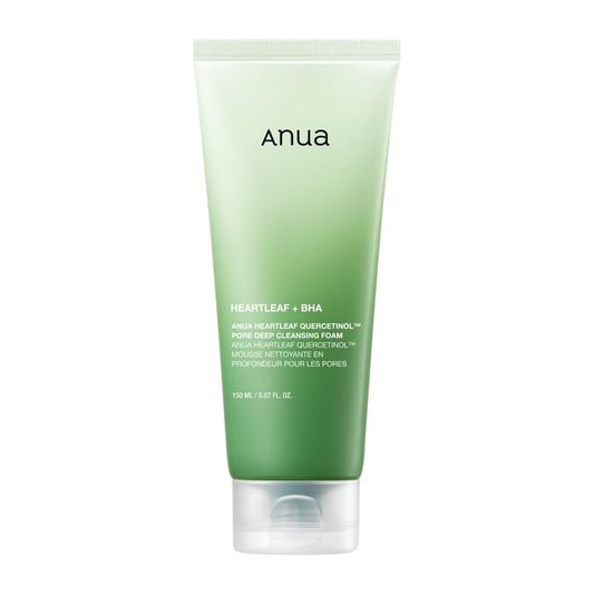 Anua - Espuma Limpiadora Heartleaf Quercetinol Pore Deep Cleansing Foam