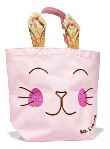 mini bolsa de conejo rosa
