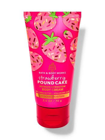Strawberry pound cake