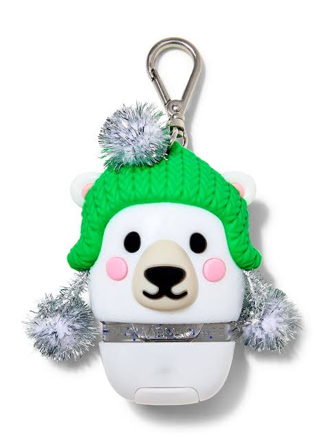 Porta gel Oso polar con gorrito