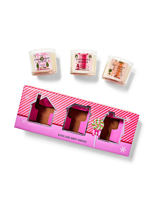 set de regalo  de mini velas