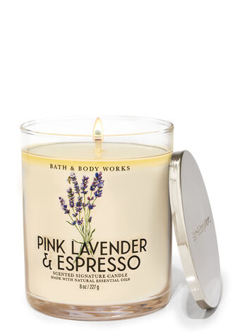 Pink lavander and espresso