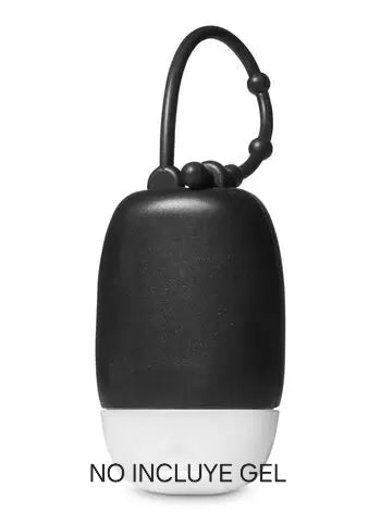 porta gel sencillo negro