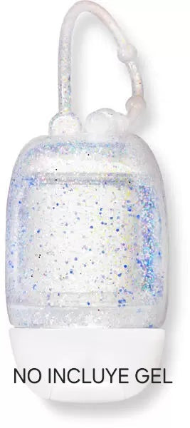 porta gel sencillo blanco