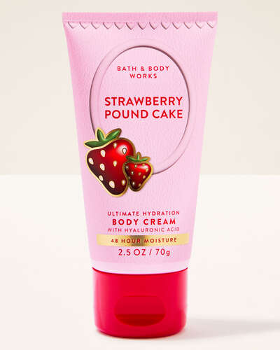 Strawberry pound cake
