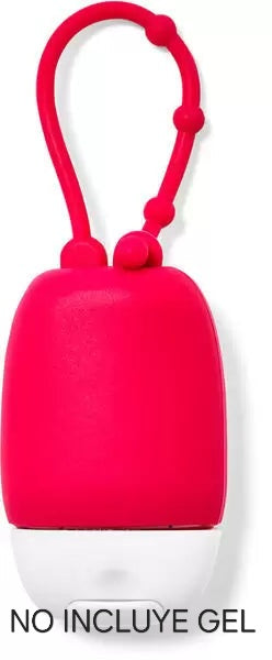 porta gel sencillo rosa fiusha