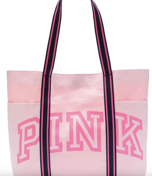 pink tote para playa