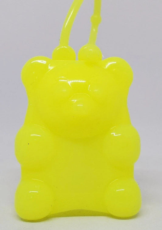 porta gel  osito de Goma amarillo