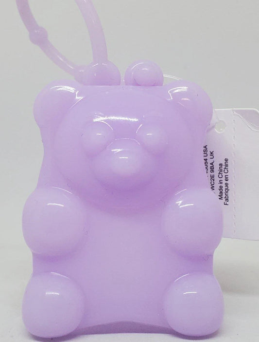 porta gel  osito de Goma lila